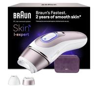 Braun Depiladora Luz Pulsada Smart IPL Skin i·expert, PL7230, Blanco/Bronce | IPL, Depilación Láser en Casa, Eliminación del Vello, Depiladora Laser Inteligente con 2 Cabezales Y Neceser, App Gratuita