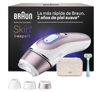 Braun Depiladora Luz Pulsada Smart IPL Skin i·expert, PL7311, Blanco/Bronce