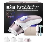 Braun Depiladora Luz Pulsada Smart IPL Skin i·expert, PL7442, Blanco/Bronce
