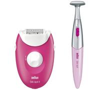 Braun Silk-épil 3 81711457 depiladora 20 pinzas Rosa, Blanco