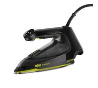 Braun FreeStyle 7 - Plancha de Vapor Ergonómica y Fácil de Usar, Función Turbo, Planchado Rápido y Suave, Diseño Certificado, Negro y Verde (FI7255GR)