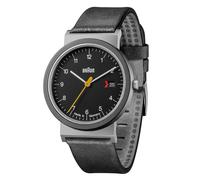 Braun Gents AW 10 EVO Classic Watch with Black Dial and Black Leather Strap