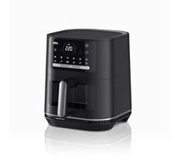 Braun MultiFry 5 HF5073IBK, Freidora de Aire 3 en 1, Control Digital Táctil Temperatura 80-200°, Tecnología RealOven, 20 Programas Automáticos, Recipiente 6L Apto para Lavavajillas, 2000W, Negro Mate