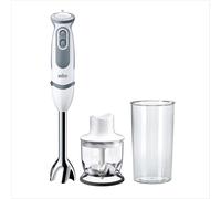 Braun MultiQuick 9 MultiQuick 5 Vario MQ 5220 WH 0,6 L Batidora de inmersión 1000 W Gris, Acero inoxidable, Blanco