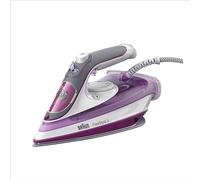 Braun Hogar Braun TexStyle 5 SI 5037 Vi-Plancha Suela FreeGlide 3D, Vertical, 2700 W, Golpe de Vapor 200 g/min, depósito de Agua de 300 ml, Color Violeta, 50 W, 5.3 tons