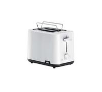 Tostadora 900W 2 Ranuras Bandeja Recogedor (Blanca) - BRAUN