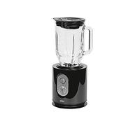 Braun Hogar JB3060BK - Batidora de vaso, 800 w, 5 velocidades, cuchilla de acero inoxidable, jarra de 1.75 l thermoresist, negro