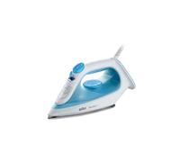 Braun TexStyle 1 SI1050BL Plancha a vapor Suela de cerámica 2000 W Azul, Blanco