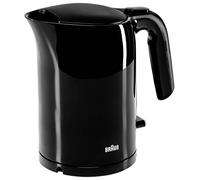 Braun Household WK 3000 BK - Hervidor de Agua (Capacidad de 1,0 l, 2200 W, Sistema de Cocci-n r‡pida, Filtro antical Extra’ble, Gran indicador de Nivel de Agua, sin BPA, Color Negro