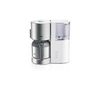 Braun IDCollection KF 5105 WH - Cafetera de filtro con AromaSelect y termo de 10 tazas, 1000 W, color blanco y acero inoxidable