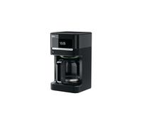 Braun KF 7020 Cafetera eléctrica semi-automática con jarra de cristal, 1000 W, 12 tazas, acero inoxidable, negro