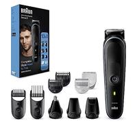 Braun Kit de estilo todo en uno 10 en 1, serie 5, kit de aseo masculino con recortador de barba, cortadora de pelo, recortadora de nariz y orejas y recortadora de precisión, regalos para hombres,