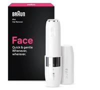 Braun Mini Depiladora Facial para Mujer, FS1005, Blanco | Rasuradora Facial Portátil con Luz SmartLight, Diseño Compacto, Depilación del Vello Facial Fácil, Pila AA Incluida