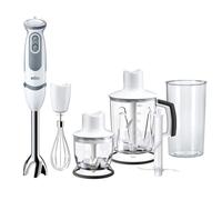 Braun Minipimer 5245 Batidora de Mano, 1000 W, 21 Velocidades, Función Turbo, Anti-Salpicaduras, Powerbell Plus, Vaso Medidor, Varillas, Minipicadora, Batidora de Vaso, Cuchilla Picar Hielo, Blanco