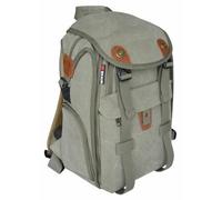 Braun Mochila de lona verde