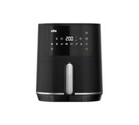Braun MultiFry 3 HF3030IBK, Freidora de Aire con Capacidad de 4,3L, Control de Temperatura Digital de 80-200°, Tecnología RealAir, 8 Programas Preestablecidos, Control Táctil, 1500W, Negro Mate