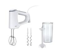 Braun MultiMix 3 - Batidora de Varillas con 3 Accesorios, 550W, Blanco