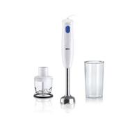 Braun MultiQuick 1 Batidora de Mano 450W Accesorio Picadora 350ml Vaso Medidor 600ml Blanco
