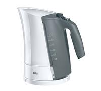Braun Multiquick 3WK300 Hervidor Inalámbrico, 2200 W, 1,7 Litros, Gris/Blanco