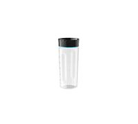 Braun MultiQuick 5 Vario Fit - Botella deportiva con tapa para smoothie (apta para lavavajillas, 600 ml), color negro y azul