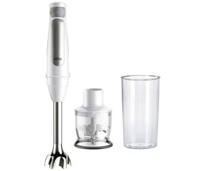 Braun MultiQuick 7 MQ 7020 WH Batidora de Mano 1000W, Pie Extraíble Acero Inoxidable, Tecnología PowerBell VPlus, Juego 2 Accesorios, Blanco