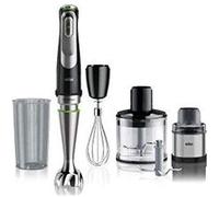 Braun MultiQuick 9 MQ9138XI licuadora 0,6 L Batidora de inmersión 1200 W Negro, Acero inoxidable