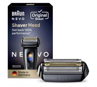 Braun NEVO Cabezal Original para Afeitadora Eléctrica Hombre, Negro | con 250 Láminas de Corte Y Lámina Ultra Gliding, Cabezal de Recambio Compatible con Las Máquinas de Afeitar NEVO