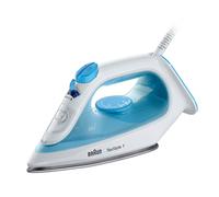 Braun TexStyle 1 SI1050BL Plancha a vapor Suela de cerámica 2000 W Azul, Blanco