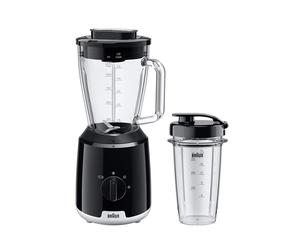Braun powerblender 1, batidora con jarra triangular Única en vidrio,