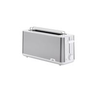 Braun PurShine HT 1610 WH Toaster, 25 cm Bread Slot, 8 Degrees of Tanning, Heating and Defrost Function, Bun Attachment, Crumb Compartment, 1030 W, White