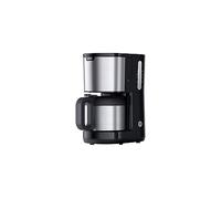 Braun PurShine KF1505 BK Cafetera de filtro, jarra térmica de acero inoxidable de 1,2 l para hasta 9 tazas, sistema OptiBrew, función antigoteo, cesta de filtro giratoria, apagado automático, 1000 W,
