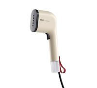 Braun Plancha de vapor vertical QuickStyle 3 GS 3012 – 1100 W, apagado automático, Beige