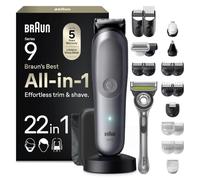 Braun Recortadora Todo En Uno Series 9, AIO9545, Gris + GilletteLabs