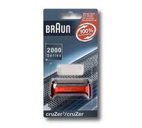 Braun Scherfolie metallic rot CruZer