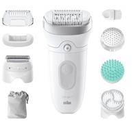 Braun SE7_081 - Depiladora Resistente al Agua 40 Minutos de Autonomía Blanco/Verde