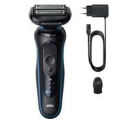 Afeitadora Braun Series 5 52-B1000s 3 Láminas SkinFlex Modo Turbo Batería 50 min Negro Azul
