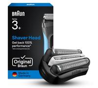 Braun Series 3+ Recambio para Afeitadora Eléctrica Hombre, 32B, Negro | Cabezal Original Compatible con Las Máquinas de Afeitar Series 3+ Y Series 3 ProSkin, Fabricado en Alemania, Afeitado Apurado