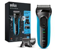 Braun Series 3 Shave & Style 3010 BT - Afeitadora eléctrica/máquina de afeitar Wet & Dry 3-en-1 con recortadora de precisión