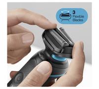 Braun Series 5 50-M1000s Máquina de afeitar de láminas Negro, Azul