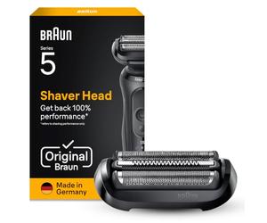 Braun Series 5 Cabezal De Recambio ORIGINAL Para Afeitadora Eléctrica Hombre, Compatible con las Generaciones 50, 51, 52 De Las Máquinas de Afeitar Series 5, Fabricado en Alemania, 54B