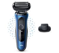 Braun Series 6 61-B1200s Máquina de afeitar de láminas Recortadora Negro, Azul
