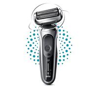 Braun Series 7 71-S1000s Afeitadora Eléctrica Para Hombres, Plata, 360° Flex, Wet & Dry, Recargable, Afeitadora Inalámbrica