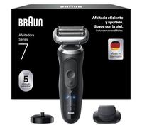 Braun Series 7 Afeitadora Eléctrica Hombre, 72-N4200S, Negro | Máquina de Afeitar con 3 Modos de Afeitado, Recargable, con Recortadora de Precisión, Base de Carga Y Estuche de Viaje