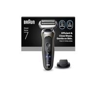Braun Series 7 Maquinilla de afeitar eléctrica para hombre, con 60 minutos de autonomía, recortadora de precisión, cabezal recortador de precisión, afeitadora inalámbrica en seco y húmedo, fabricada
