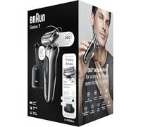Braun Series 7 Maquinilla de afeitar eléctrica para hombre, con 60 minutos de autonomía, recortadora de precisión, cabezal recortador de precisión, afeitadora inalámbrica en seco y húmedo, fabricada