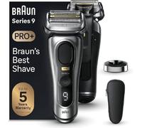 Braun Series 9 Pro+ Afeitadora Eléctrica Hombre, Máquina de Afeitar Barba, Base De Carga, En Seco Y En Mojado, 9517s, Plata