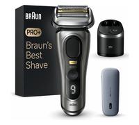 Braun Series 9 Pro+ 9575cc Afeitadora Eléctrica de Láminas Wet & Dry con Tecnología Sonic y Base de Limpieza