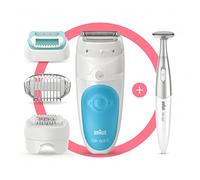 Braun Silk-épil 5 81706344 depiladora 28 pinzas Blanco, Turquesa