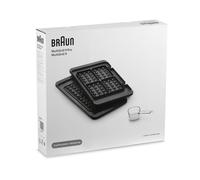 Braun Set de 2 placas para gofres y vaso dosificador para MultiGrill 9 y 9 Pro BRSK007