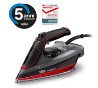 Braun SI5057RD Hierro Vapor 2700W Placa Superceramica Negro/Rojo